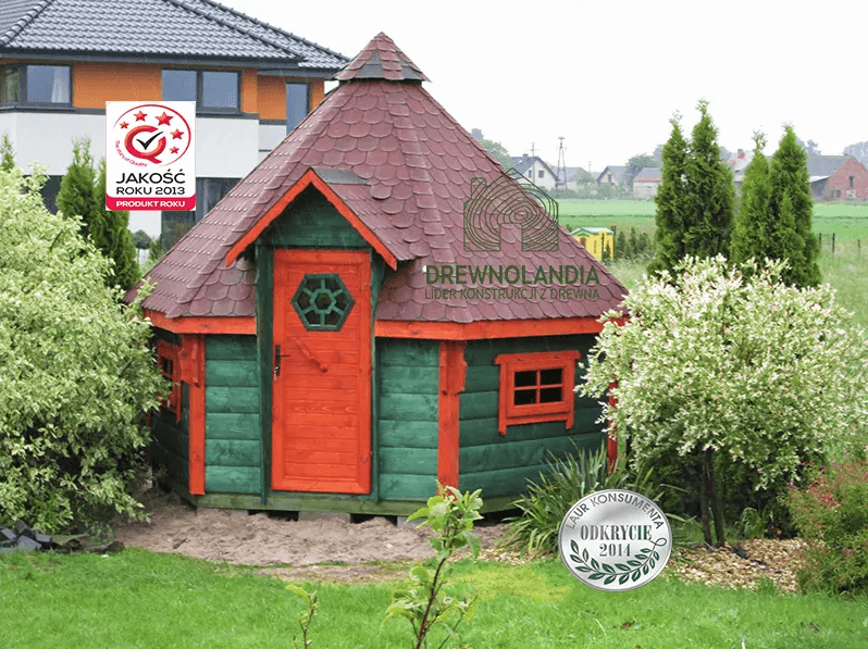 Domek Grillowy z drewna Jaś – 3,7m