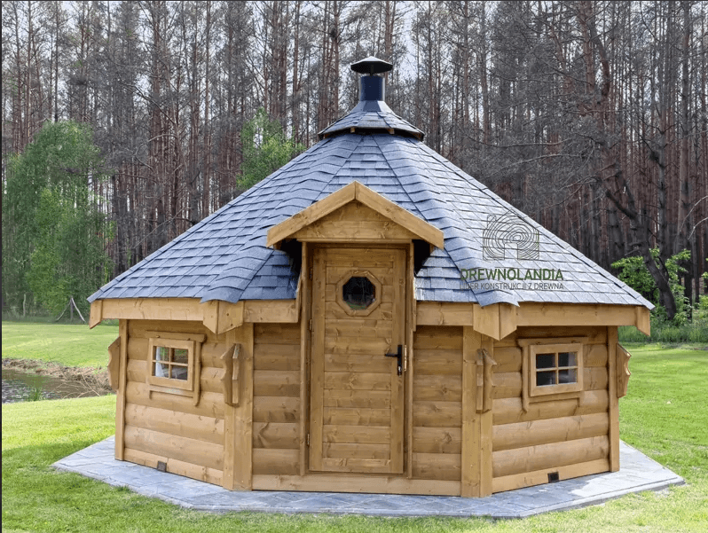 Drewniany Domek Grillowy Jan – 4,8m