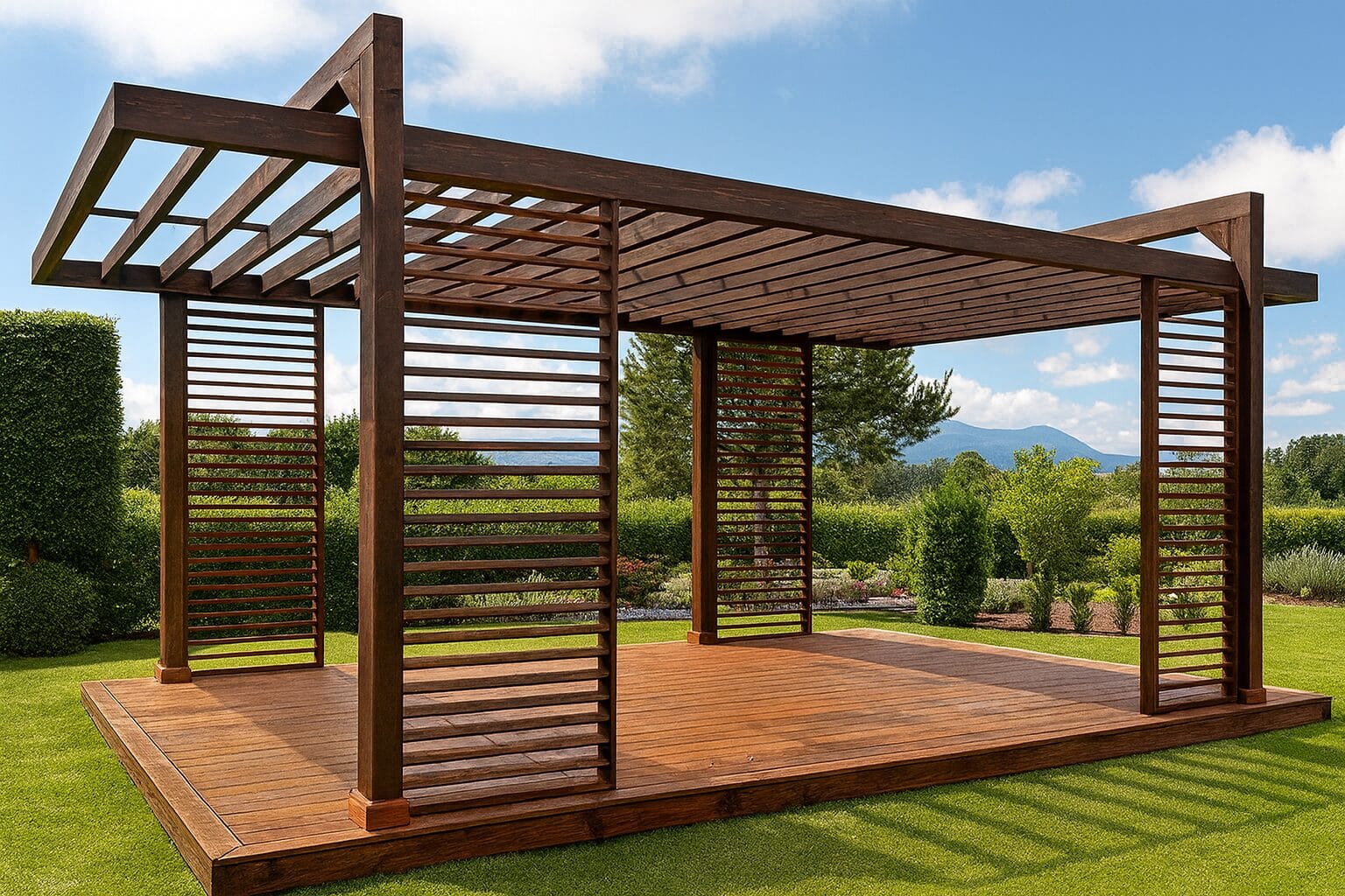 Pergola drewniana Marzena 5×3 – znana z programu telewizyjnego