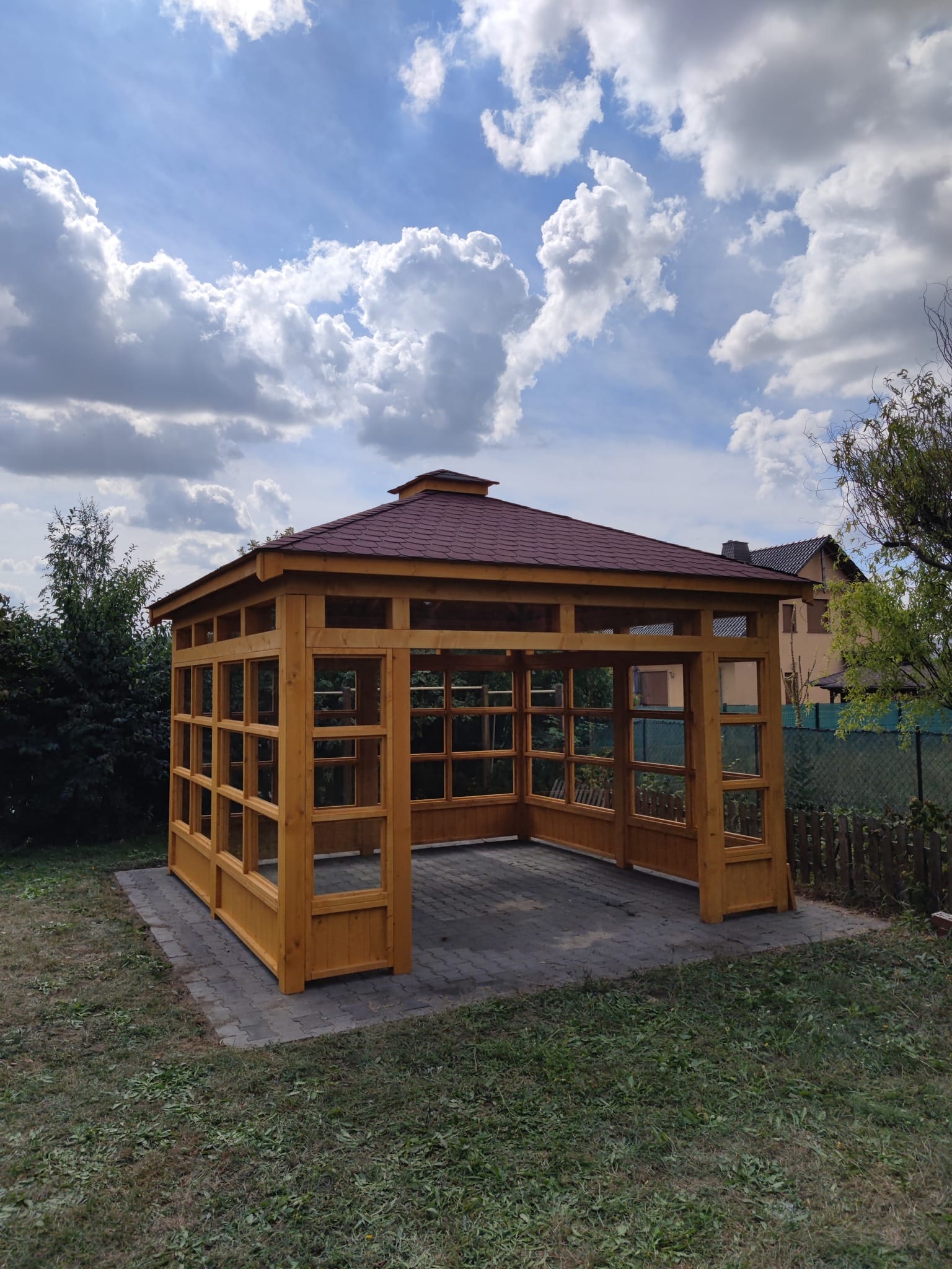 Nowoczesna Altana ogrodowa Elżbieta 4x4m