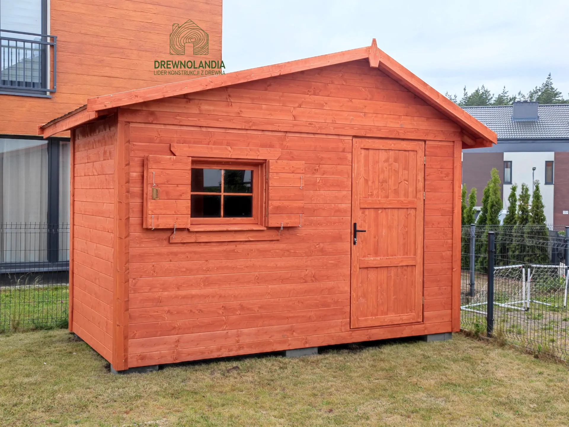 Drewniany Domek narzędziowy Filemon – 4x4m